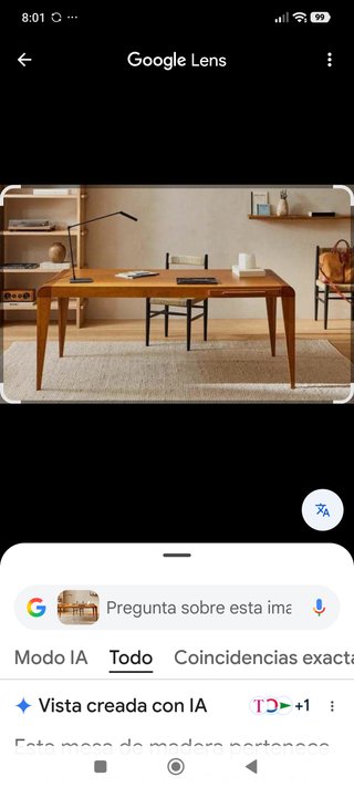 Mesa de comedor madera Zara Home
