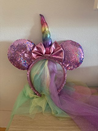 Diadema Unicornio Disney Orejas Lentejuelas