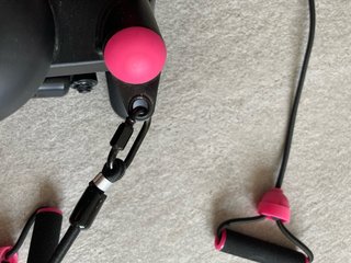 Step Domyos Decathlon, fucsia e nero.