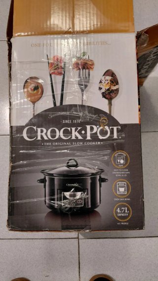 Olla de cocción lenta Crock-Pot Digital 4.7L