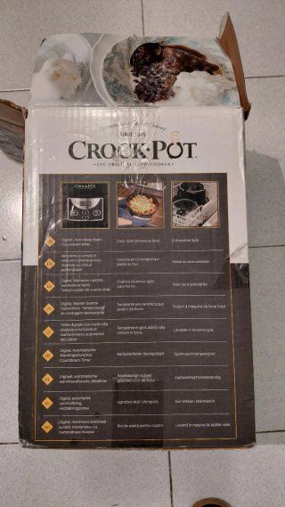 Olla de cocción lenta Crock-Pot Digital 4.7L