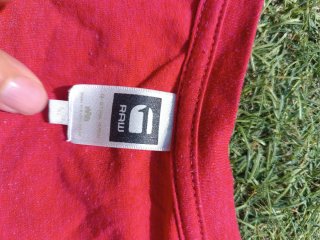 Camiseta G-Star RAW Roja Talla M