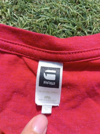 Camiseta G-Star RAW Roja Talla M