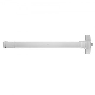 Cerraduras de Puerta con Barra de Empuje, Barras de Pánico de Acero al Carbono para Puertas de Salida, con Palanca Exterior y 3 Llaves, Dispositivo de Salida de Emergencia para Puertas de Metal y ...
