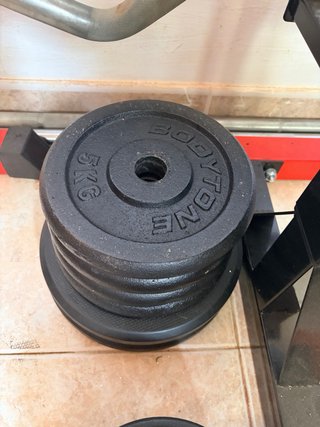 Rack Gimnasio + Barras + 76kg Discos Lote o separa
