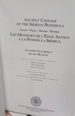 Les Monedes de l'Edat Antiga a la Península Ibèric