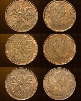 🇨🇦 Canadá 🇨🇦 Lote monedas