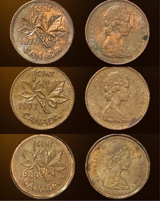 🇨🇦 Canadá 🇨🇦 Lote monedas