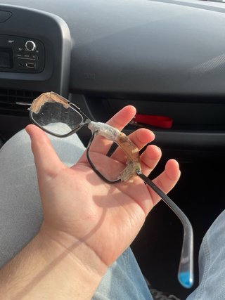 Gafas antiguas usadas por Francisco Franco