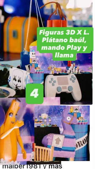 Decoración Fiesta Temática Fortnite