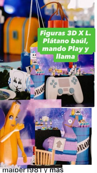 Decoración Fiesta Temática Fortnite