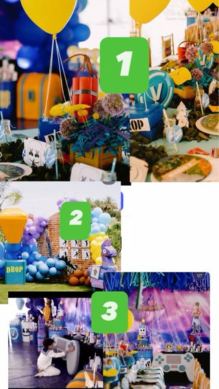 Decoración Fiesta Temática Fortnite