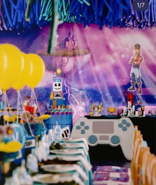 Decoración Fiesta Temática Fortnite