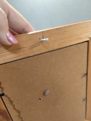 Marco de madera para colgar vintage