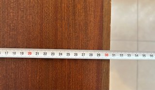 Mueble de madera para máquina de coser