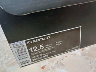 Zapatillas Nike Kobe Mentality Talla 47
