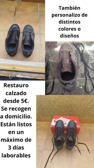 Restauración y personalización de calzado