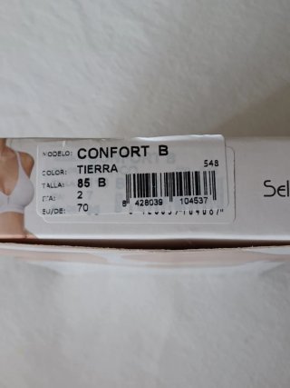 Sujetador Selene Confort Blanco 85B