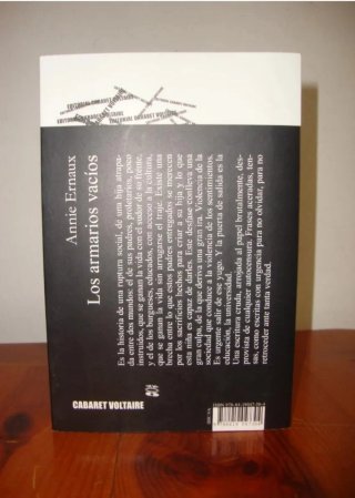 Los armarios vacíos. Annie Ernaux