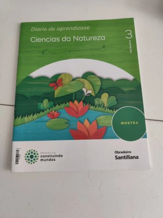 2 libros ,ciencias da Natureza 3°