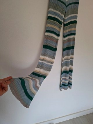 Leggins canalé acampanados de Brownie