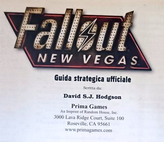 Fallout New Vegas Guida Strategica Ufficiale ITA