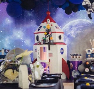 Decoración Fiesta Temática Espacial