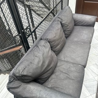 Sofá de 3 plazas gris