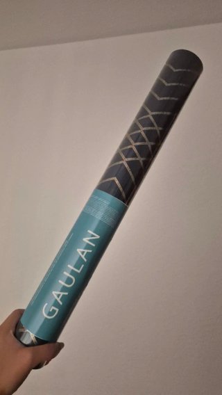 Papel pintado geométrico azul y dorado 10 m x 0,53