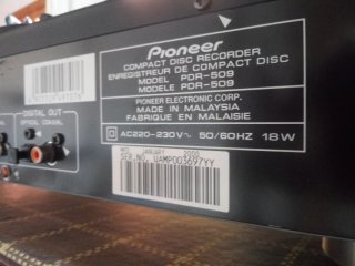 Grabadora CD Pioneer PDR-509