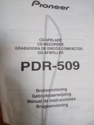 Grabadora CD Pioneer PDR-509