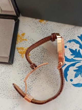 Reloj GC Cuarzo Marrón y Dorado