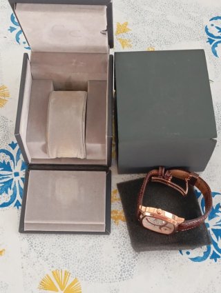 Reloj GC Cuarzo Marrón y Dorado