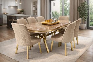 Mesa turca +6 sillas  nuevas 399€