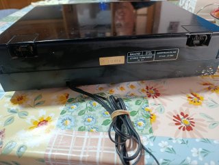 Tocadiscos Sanyo TP DJ5 Negro