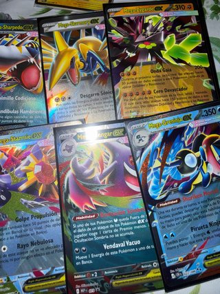 Lote de cartas pokemon mega Ex 🇪🇸