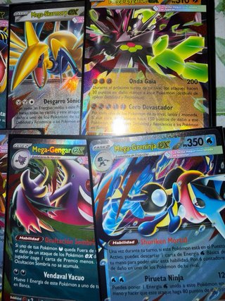 Lote de cartas pokemon mega Ex 🇪🇸
