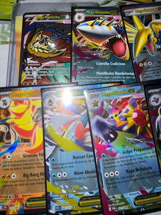 Lote de cartas pokemon mega Ex 🇪🇸
