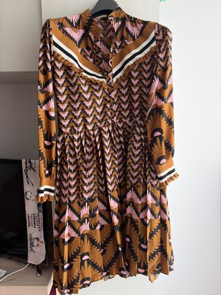 Vestito donna autunnale fantasia floreale