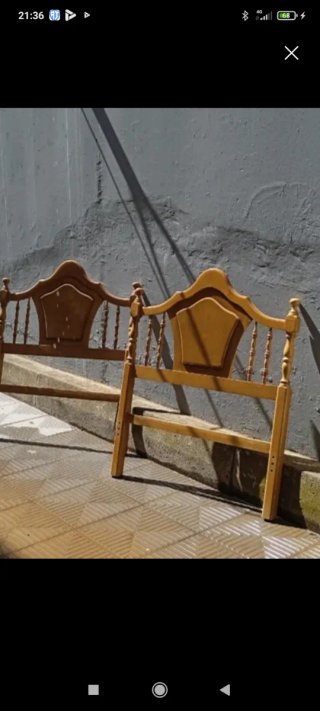 Cabeceros de madera para camas de 90