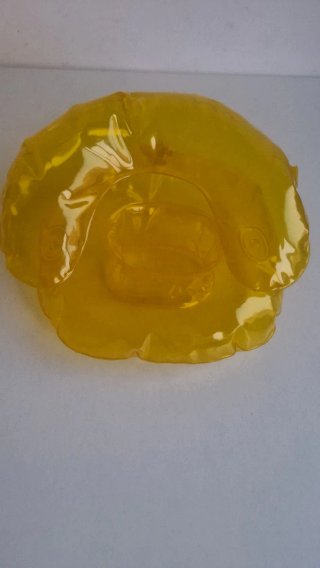 Soporte flotador amarillo inflable
