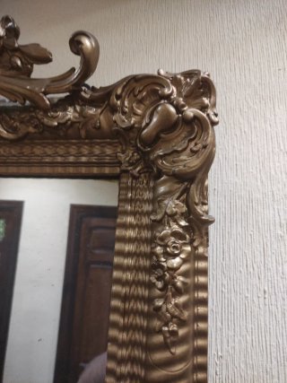 Espejo Antiguo Dorado