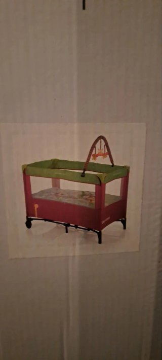 Cuna de viaje plegable