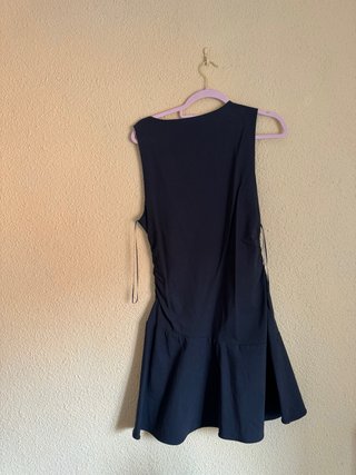 Vestido negro/azul sin mangas