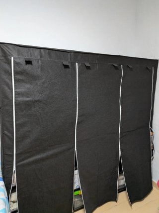 Armario portátil 3 puertas cremallera