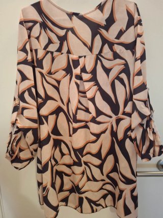 Conjunto pantalón y blusa estampado