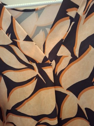 Conjunto pantalón y blusa estampado
