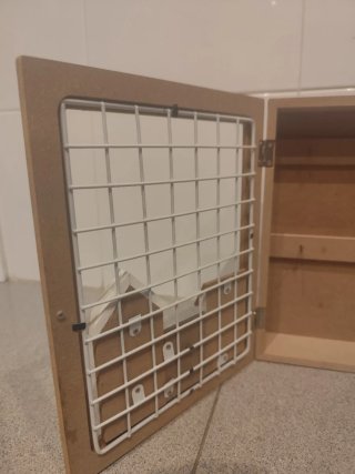 Caja Llaves Decorativa Hogar Madera y Metal