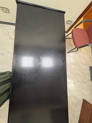 Mesa de oficina madera negra. URGE SU VENTA