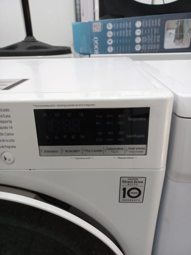LAVADORA LG 10.5 KILO GARANTIA TRANSPORTE